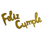 Globo mylar F.C manuscrito dorado